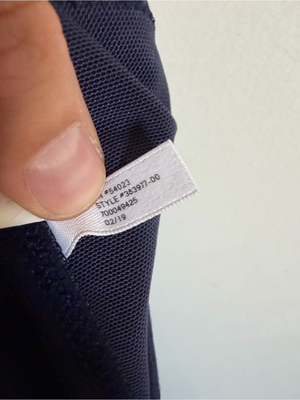 Athleta Navy Blue Plunge Underwire Padded Bikini Top Swimsuit size 34B/C EUC - Picture 7 of 7